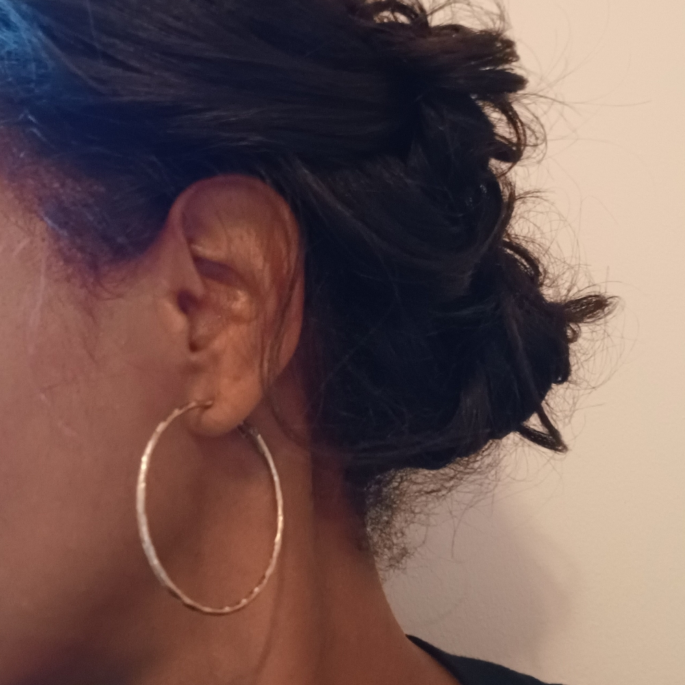 Gold looking hoops